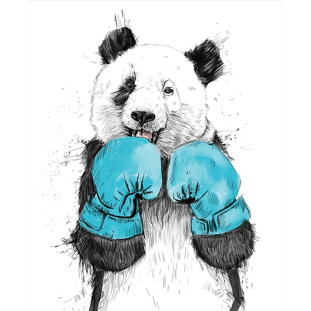 Панда боксер